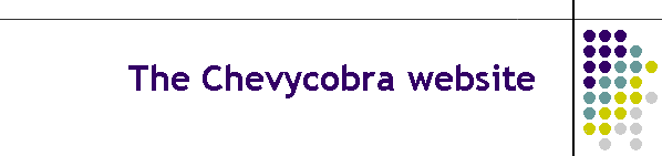 The Chevycobra website